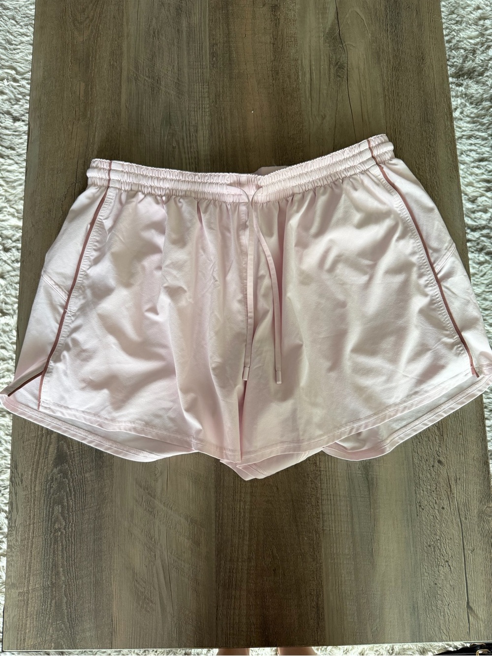 NWOT Lululemon Court Rival Shorts 3” Sz 12 *Blissful Pink / Red Clay* - Picture 2 of 6